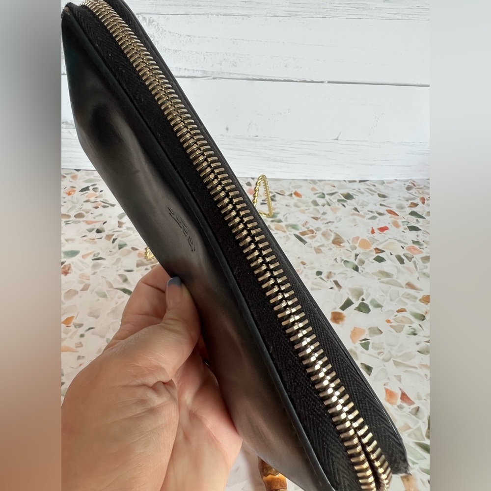 GUCCI Leather & Bamboo Wallet - Picture 12 of 14